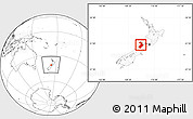 Blank Location Map of Tasman, highlighted parent region, within the entire country