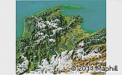 Satellite Panoramic Map of Tasman