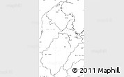 Blank Simple Map of Tasman