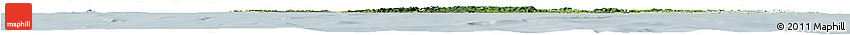 Satellite Horizon Map of Northland, lighten