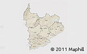 Shaded Relief 3D Map of Clutha, cropped outside