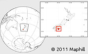 Blank Location Map of Clutha, within the entire country