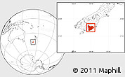 Blank Location Map of Clutha