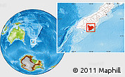 Physical Location Map of Clutha, highlighted country
