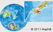 Physical Location Map of Clutha, highlighted parent region