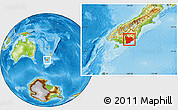 Physical Location Map of Clutha