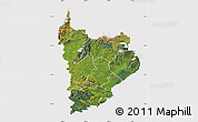 Satellite Map of Clutha, cropped outside
