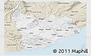 Classic Style Panoramic Map of Clutha