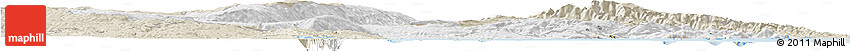 Classic Style Horizon Map of Dunedin