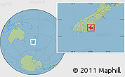 Savanna Style Location Map of Dunedin