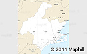 Classic Style Simple Map of Dunedin