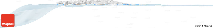 Classic Style Horizon Map of Auckland Islands Classic Style Horizon Map of Auckland Islands