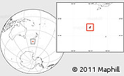 Blank Location Map of Auckland islands