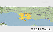 Savanna Style Panoramic Map of Invercargill