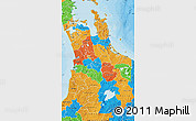 Political Map of Waikato