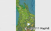 Satellite Map of Waikato