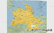 Savanna Style Panoramic Map of Waikato