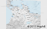 Silver Style Panoramic Map of Waikato