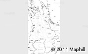 Blank Simple Map of Waikato