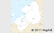 Classic Style Simple Map of Porirua