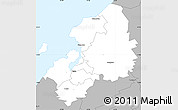 Gray Simple Map of Porirua