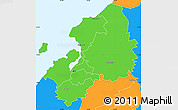 Political Simple Map of Porirua