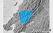 Political Map of Upper Hutt, desaturated