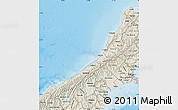 Shaded Relief Map of West Coast