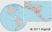 Gray Location Map of Camoapa