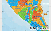 Political Map of Diriamba