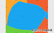Political Simple Map of La Paz de Carazo