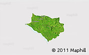 Satellite 3D Map of Acoyapa, cropped outside