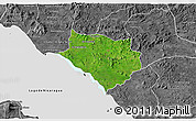 Satellite 3D Map of Acoyapa, desaturated