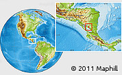 Physical Location Map of Juigalpa