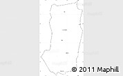 Blank Simple Map of Juigalpa, cropped outside
