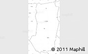 Blank Simple Map of Juigalpa