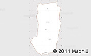 Classic Style Simple Map of Juigalpa, cropped outside