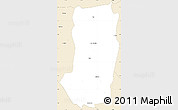 Classic Style Simple Map of Juigalpa