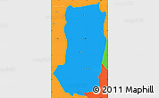 Political Simple Map of Juigalpa