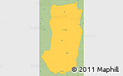 Savanna Style Simple Map of Juigalpa