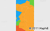 Political Simple Map of Granada