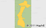 Savanna Style Simple Map of Granada