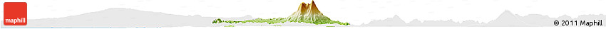 Physical Horizon Map of Granada, single color outside