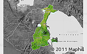 Satellite Map of Granada, desaturated