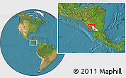 Satellite Location Map of Nandaime