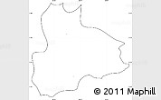 Blank Simple Map of Nandaime, cropped outside, no labels