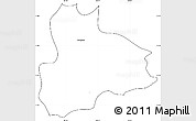 Blank Simple Map of Nandaime, cropped outside