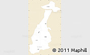 Classic Style Simple Map of Granada, single color outside