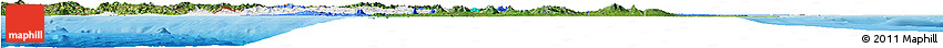 Flag Horizon Map of Nicaragua, satellite outside, bathymetry sea