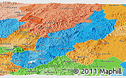 Political Shades Panoramic Map of Jinotega